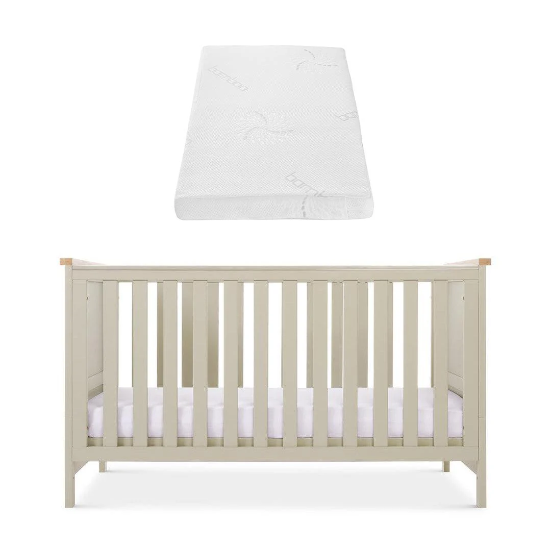 Tutti Bambini Misha Cot Bed - Mushroom / Golden Oak - Image 15