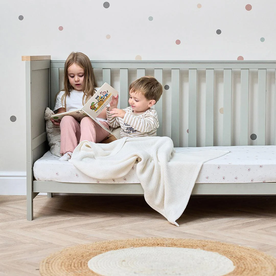Tutti Bambini Misha Cot Bed - Sage / Golden Oak - Image 10