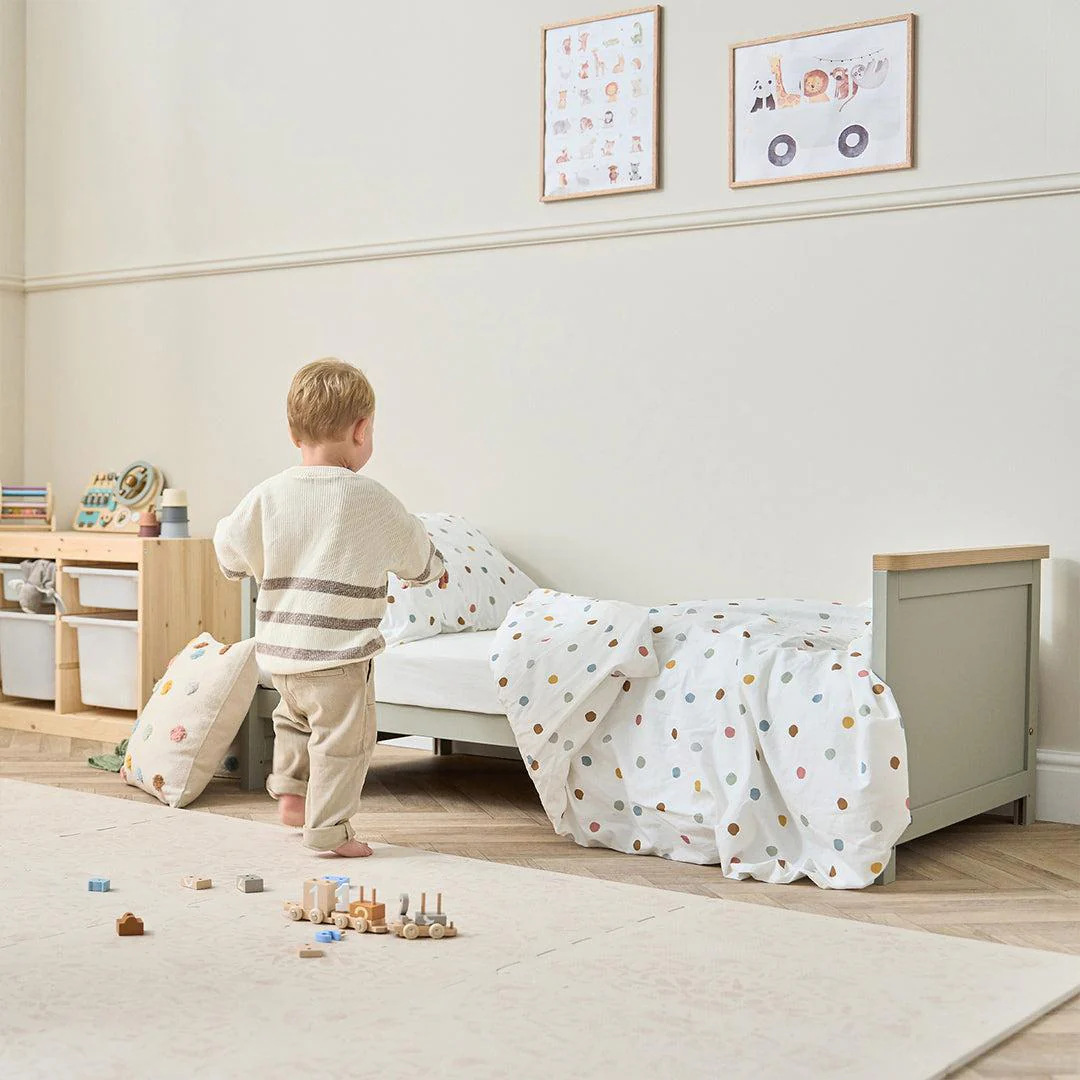 Tutti Bambini Misha Cot Bed - Sage / Golden Oak - Image 13