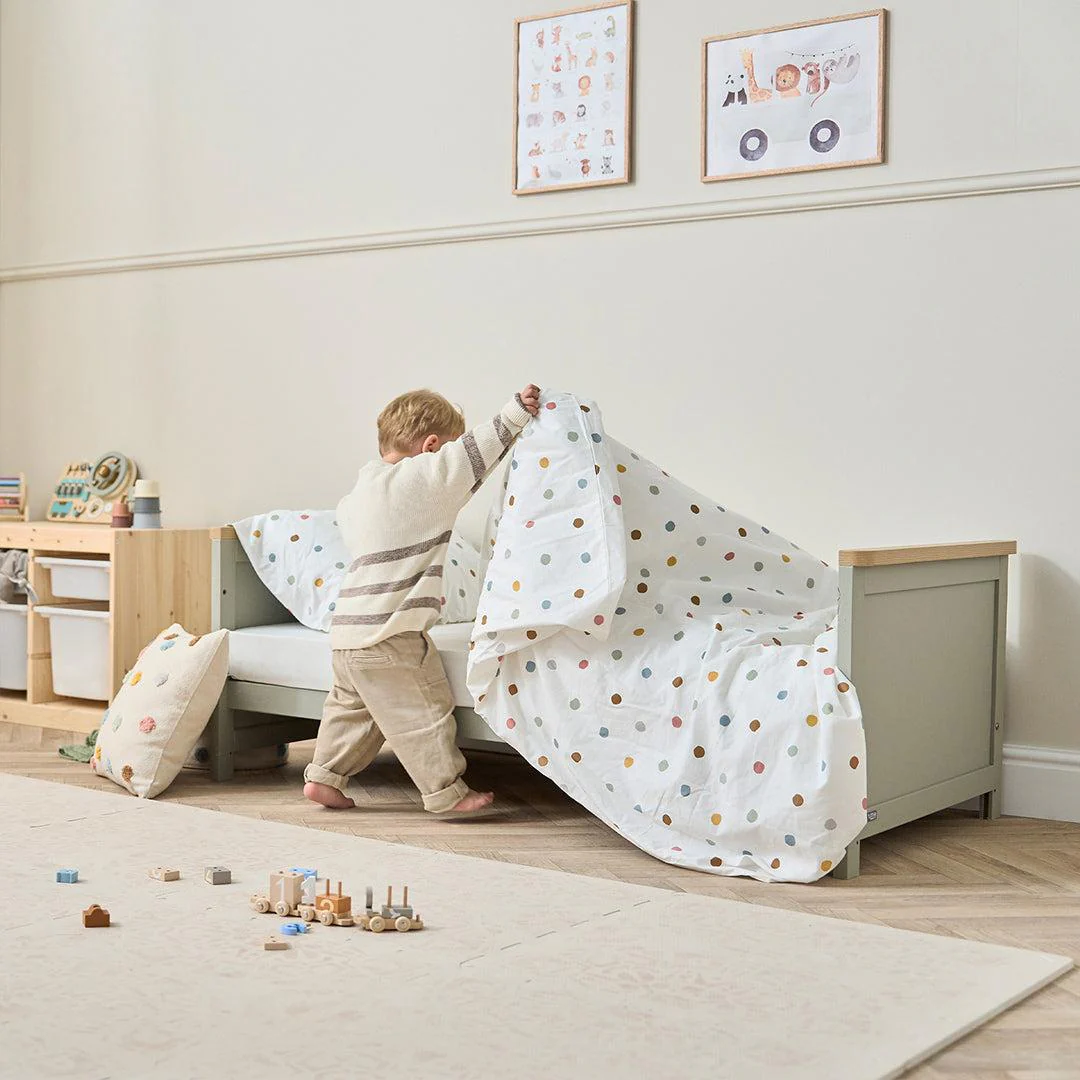 Tutti Bambini Misha Cot Bed - Sage / Golden Oak - Image 14