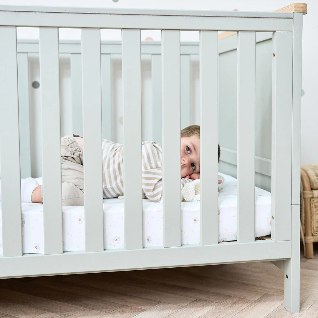 Tutti Bambini Misha Cot Bed - Sage / Golden Oak - Image 6