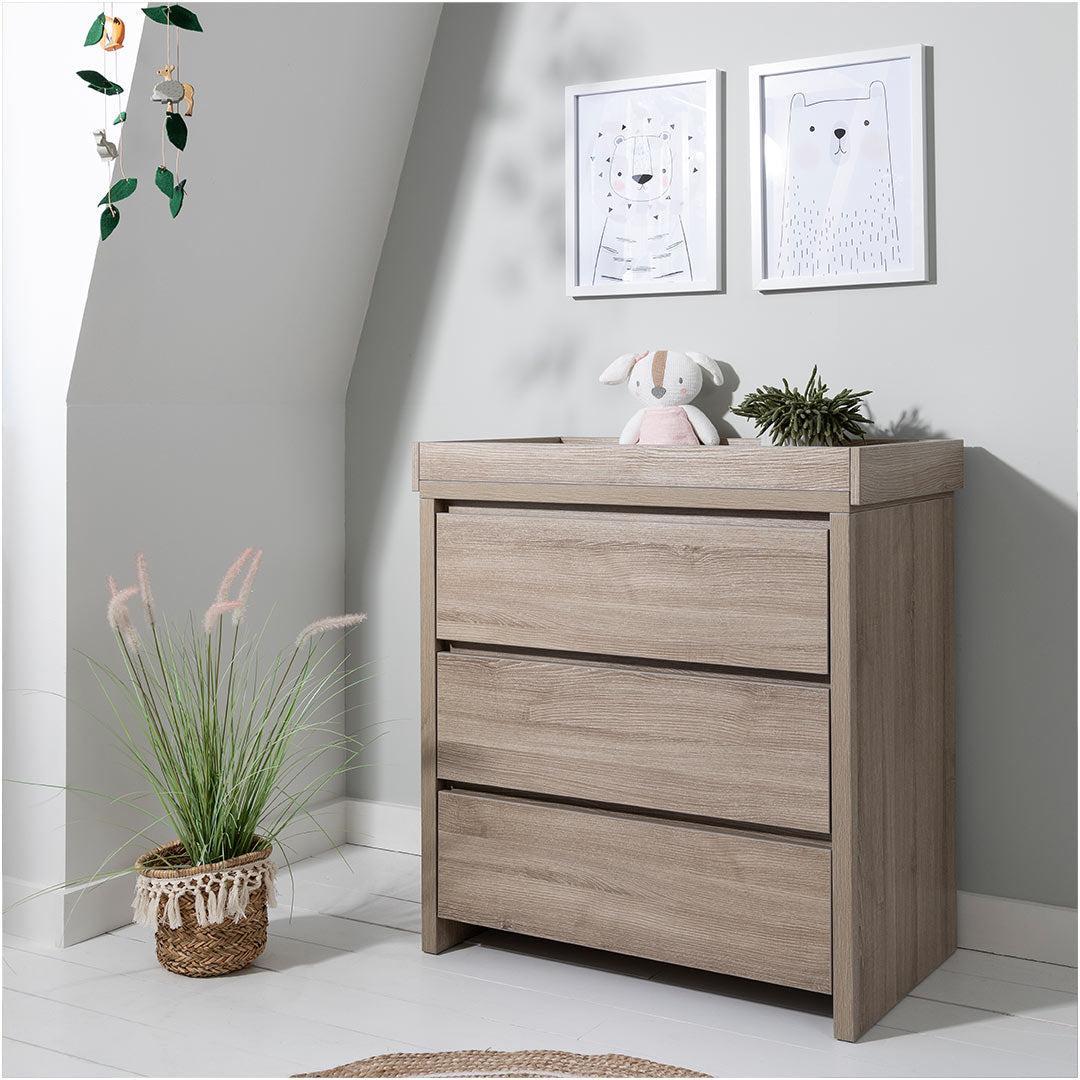 Tutti Bambini Modena Changing Unit - Oak - Image 2