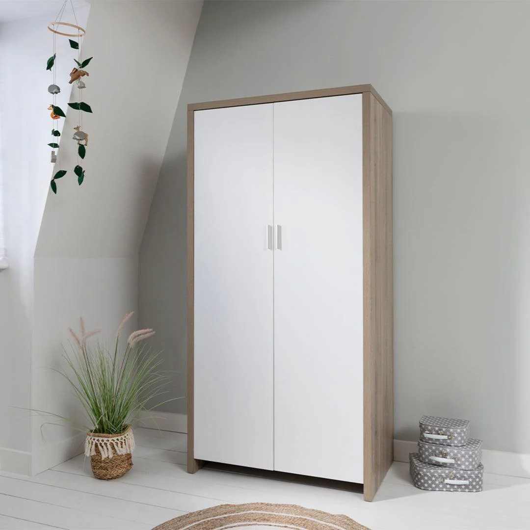 Tutti Bambini Modena Wardrobe - White/Oak - Image 3