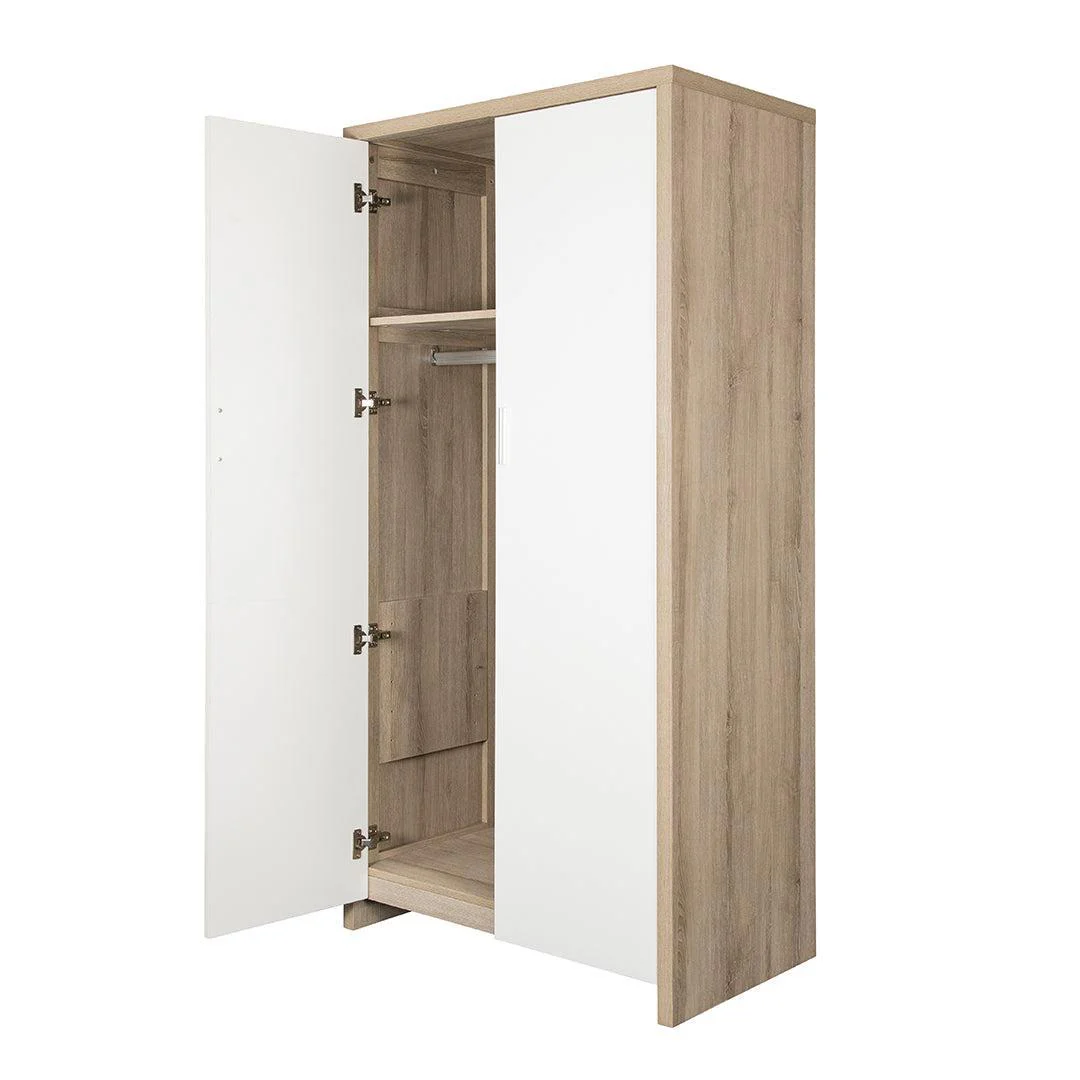 Tutti Bambini Modena Wardrobe - White/Oak - Image 4