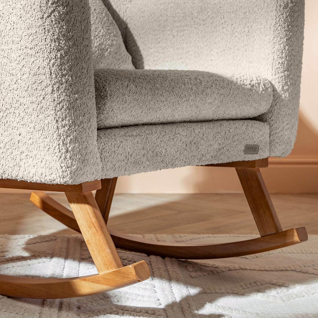 Tutti Bambini Oscar Luxe Rocking Chair & Footstool - Teddy Sage - Image 10