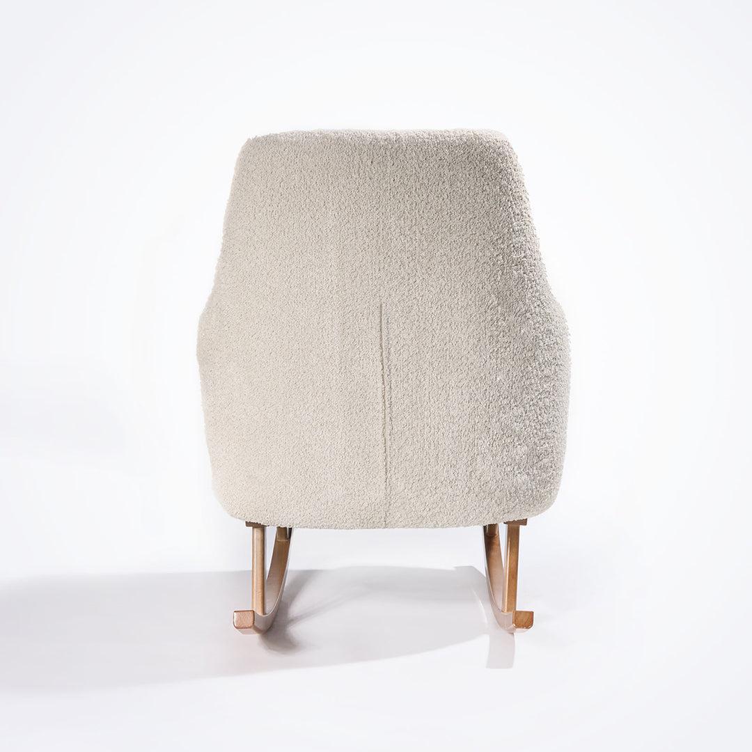 Tutti Bambini Oscar Luxe Rocking Chair & Footstool - Teddy Sage - Image 16