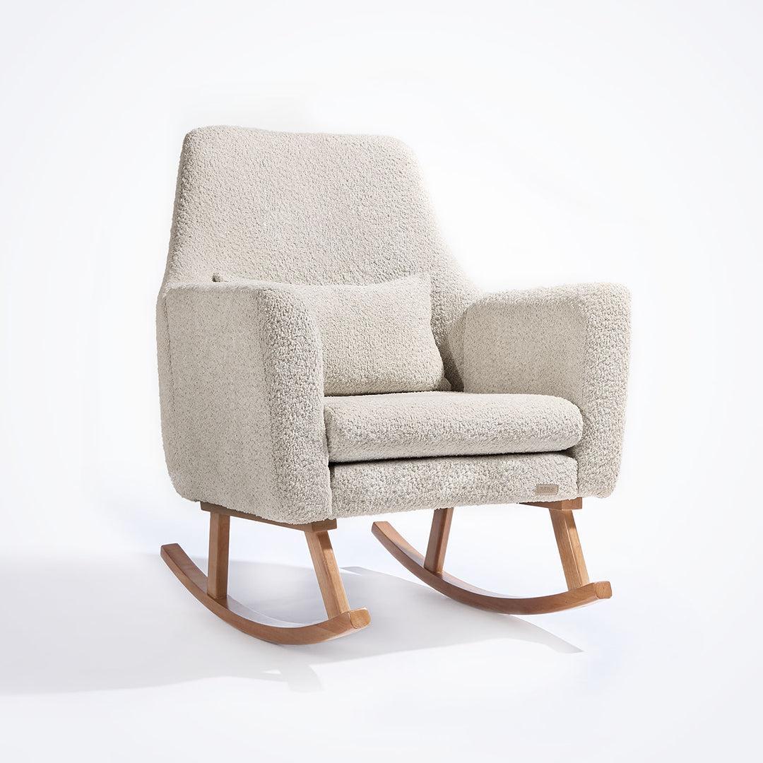Tutti Bambini Oscar Luxe Rocking Chair & Footstool - Teddy Sage - Image 17