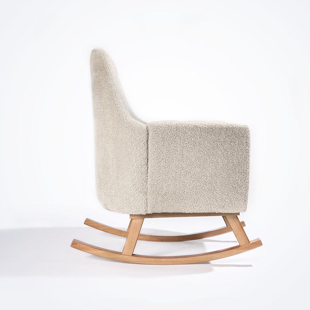 Tutti Bambini Oscar Luxe Rocking Chair & Footstool - Teddy Sage - Image 18