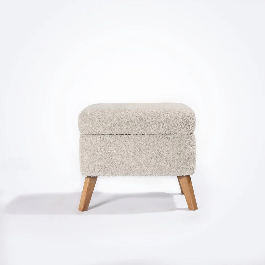 Tutti Bambini Oscar Luxe Rocking Chair & Footstool - Teddy Sage - Image 19