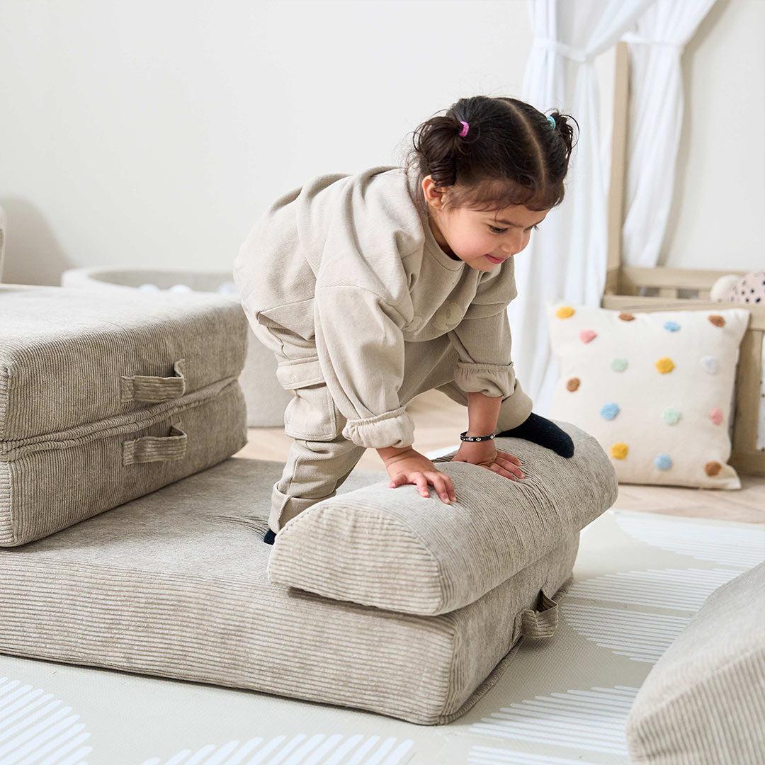 Tutti Bambini Playrama Montessori Kids Play Sofa - Mushroom - Image 11