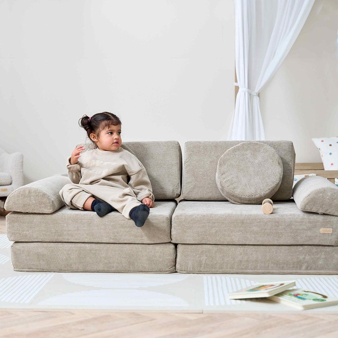 Tutti Bambini Playrama Montessori Kids Play Sofa - Mushroom - Image 5