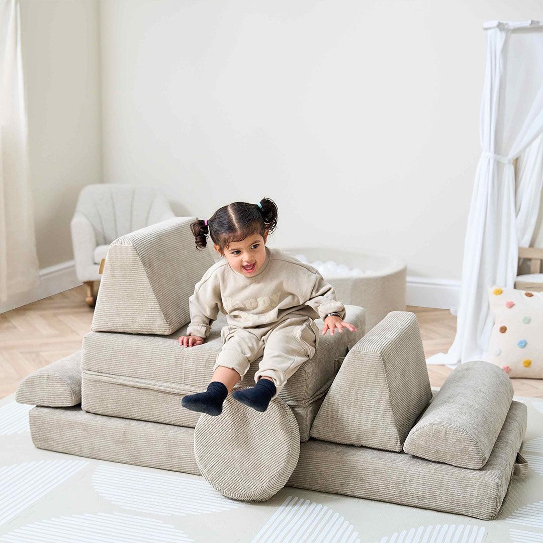 Tutti Bambini Playrama Montessori Kids Play Sofa - Mushroom - Image 6