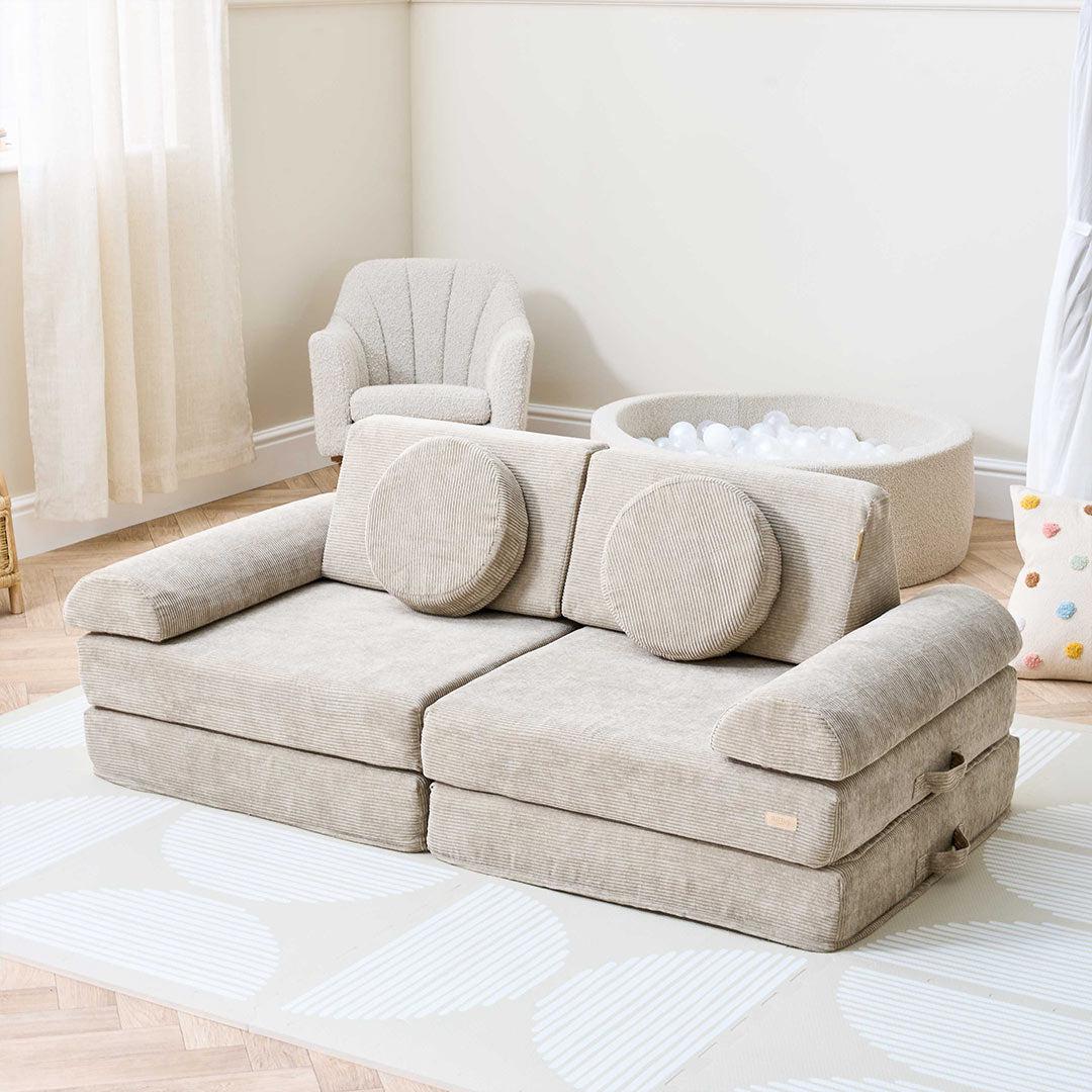 Tutti Bambini Playrama Montessori Kids Play Sofa - Mushroom - Image 7
