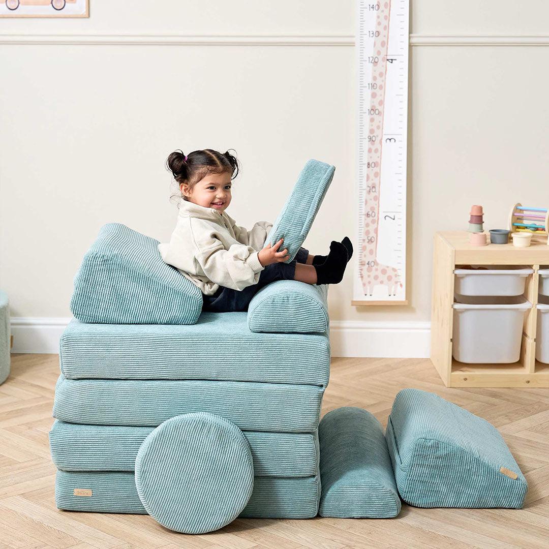 Tutti Bambini Playrama Montessori Kids Play Sofa - Ocean Stone - Image 3