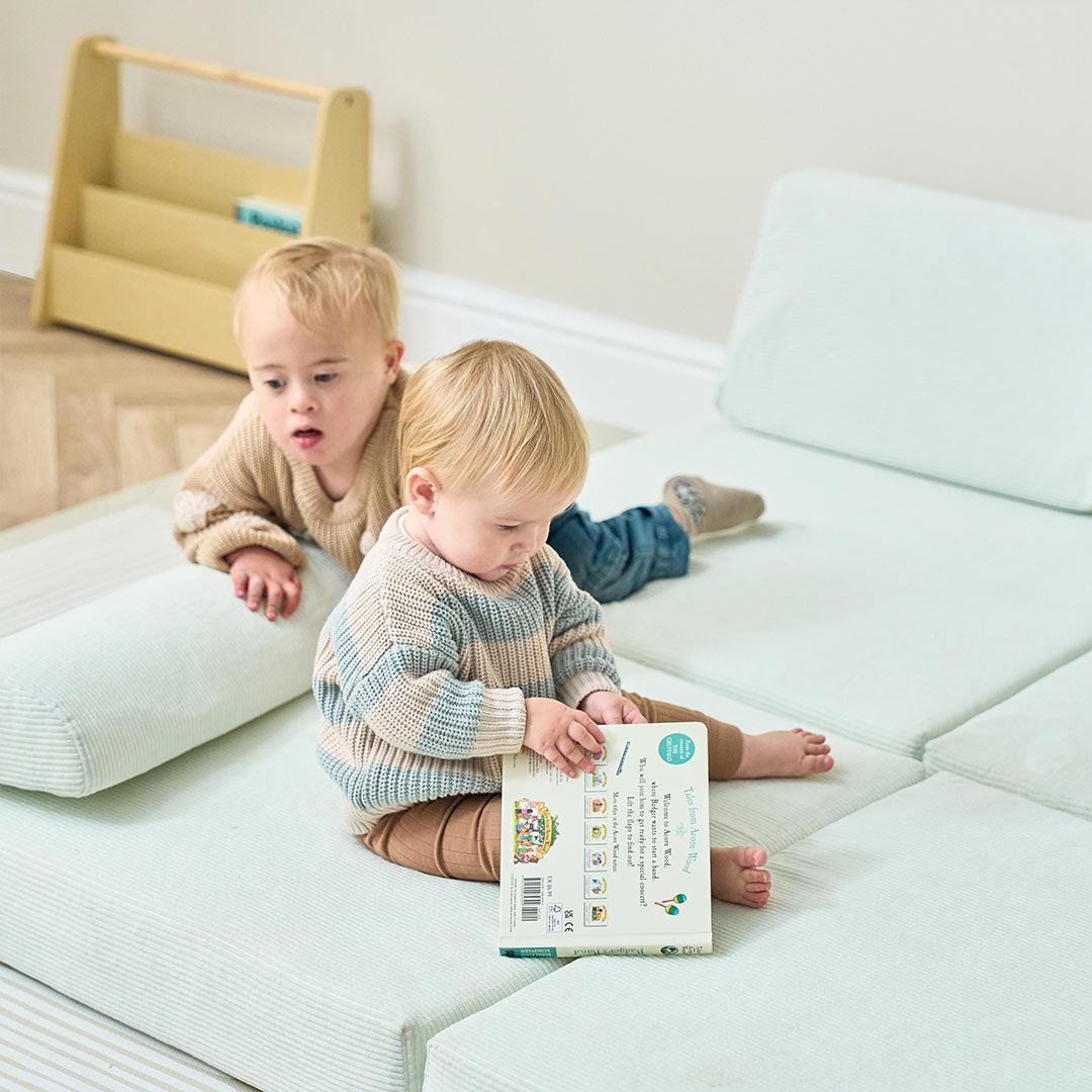 Tutti Bambini Playrama Montessori Kids Play Sofa - Sea Mist - Image 11