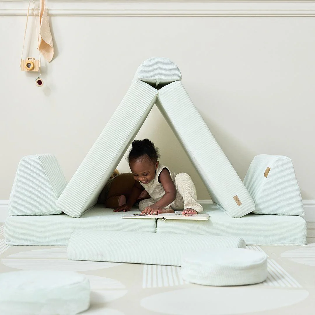 Tutti Bambini Playrama Montessori Kids Play Sofa - Sea Mist - Image 12