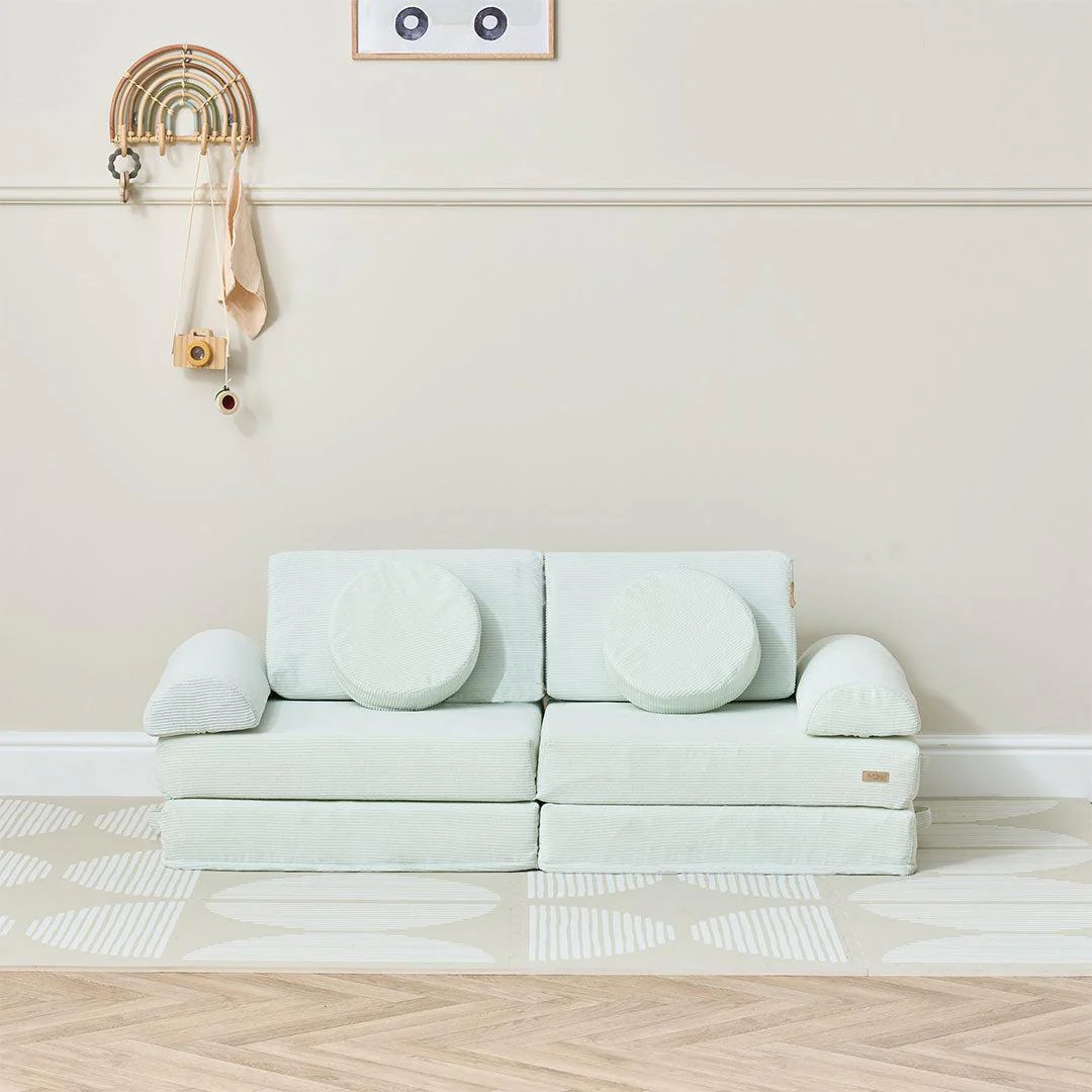 Tutti Bambini Playrama Montessori Kids Play Sofa - Sea Mist - Image 13