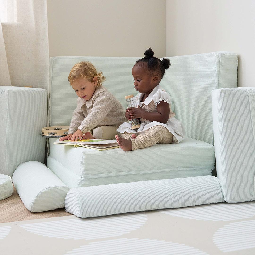 Tutti Bambini Playrama Montessori Kids Play Sofa - Sea Mist - Image 14