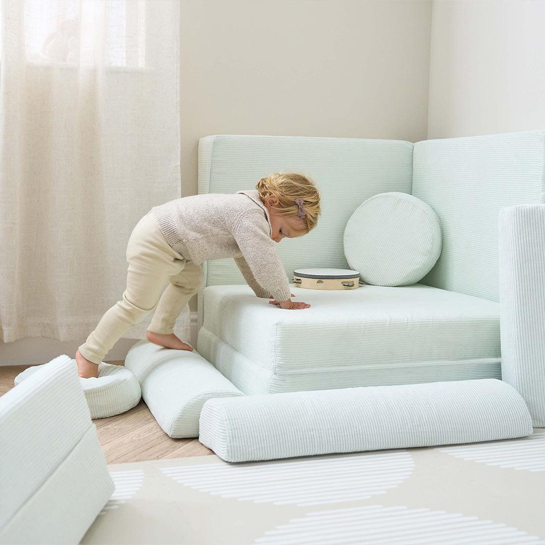 Tutti Bambini Playrama Montessori Kids Play Sofa - Sea Mist - Image 15