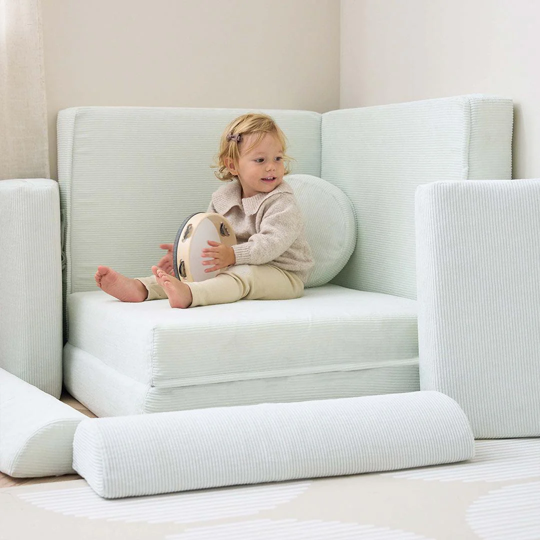 Tutti Bambini Playrama Montessori Kids Play Sofa - Sea Mist - Image 17