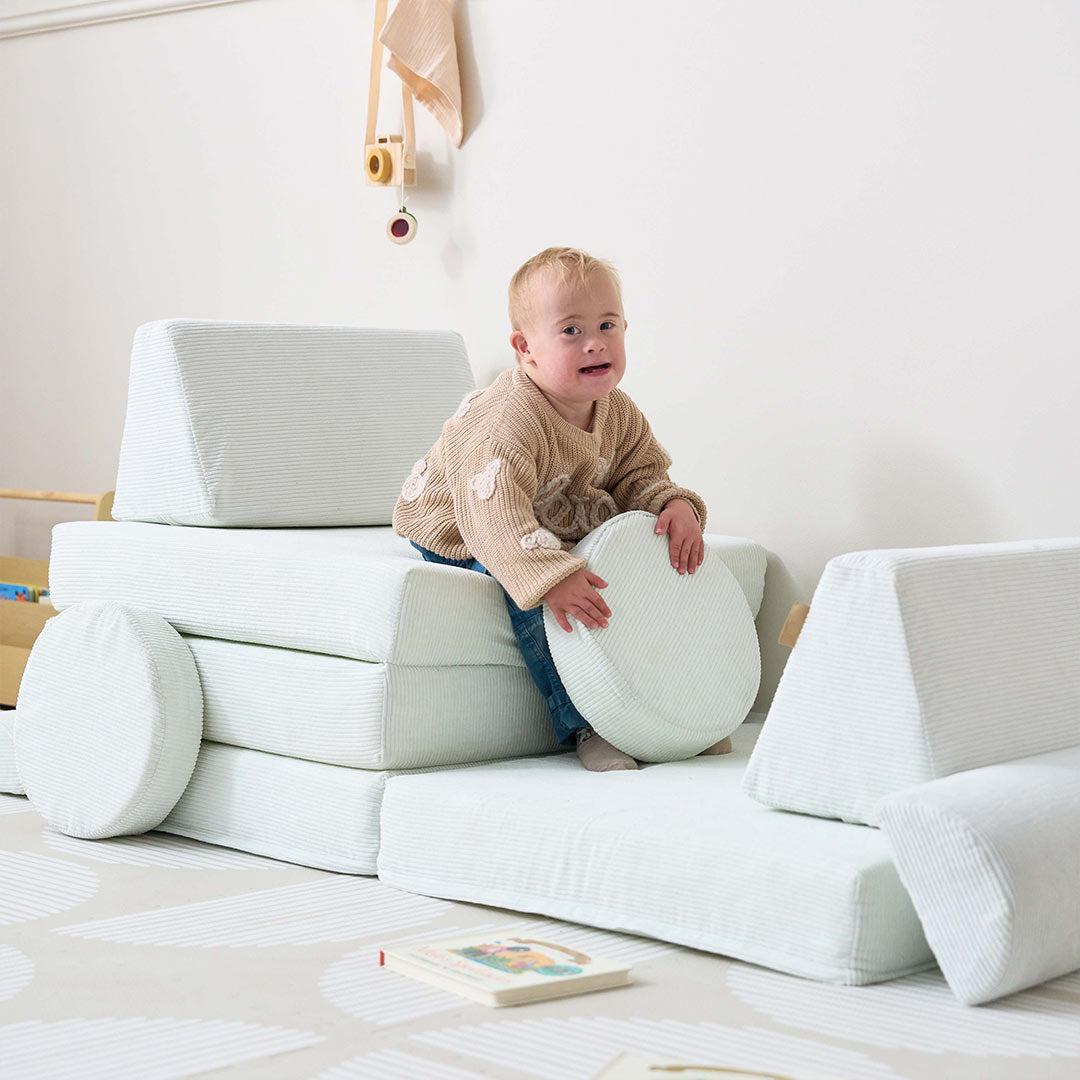 Tutti Bambini Playrama Montessori Kids Play Sofa - Sea Mist - Image 4