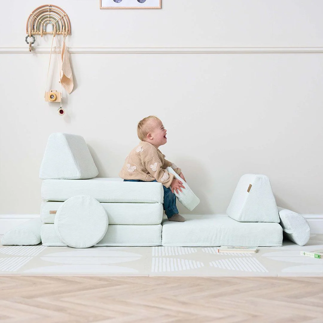 Tutti Bambini Playrama Montessori Kids Play Sofa - Sea Mist - Image 5