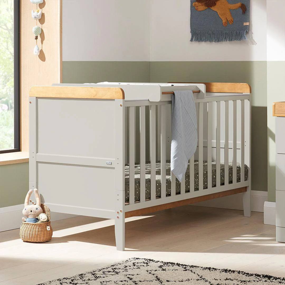 Tutti Bambini Rio 2pc Room Set - Dove Grey/Honey Oak - Image 3