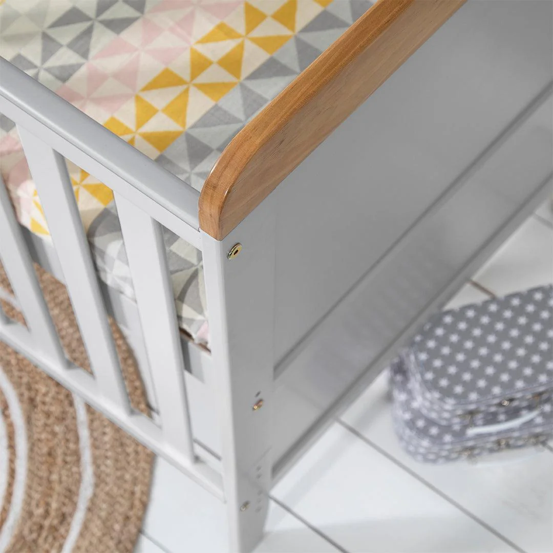 Tutti Bambini Rio 3pc Room Set - Dove Grey/Honey Oak - Image 8
