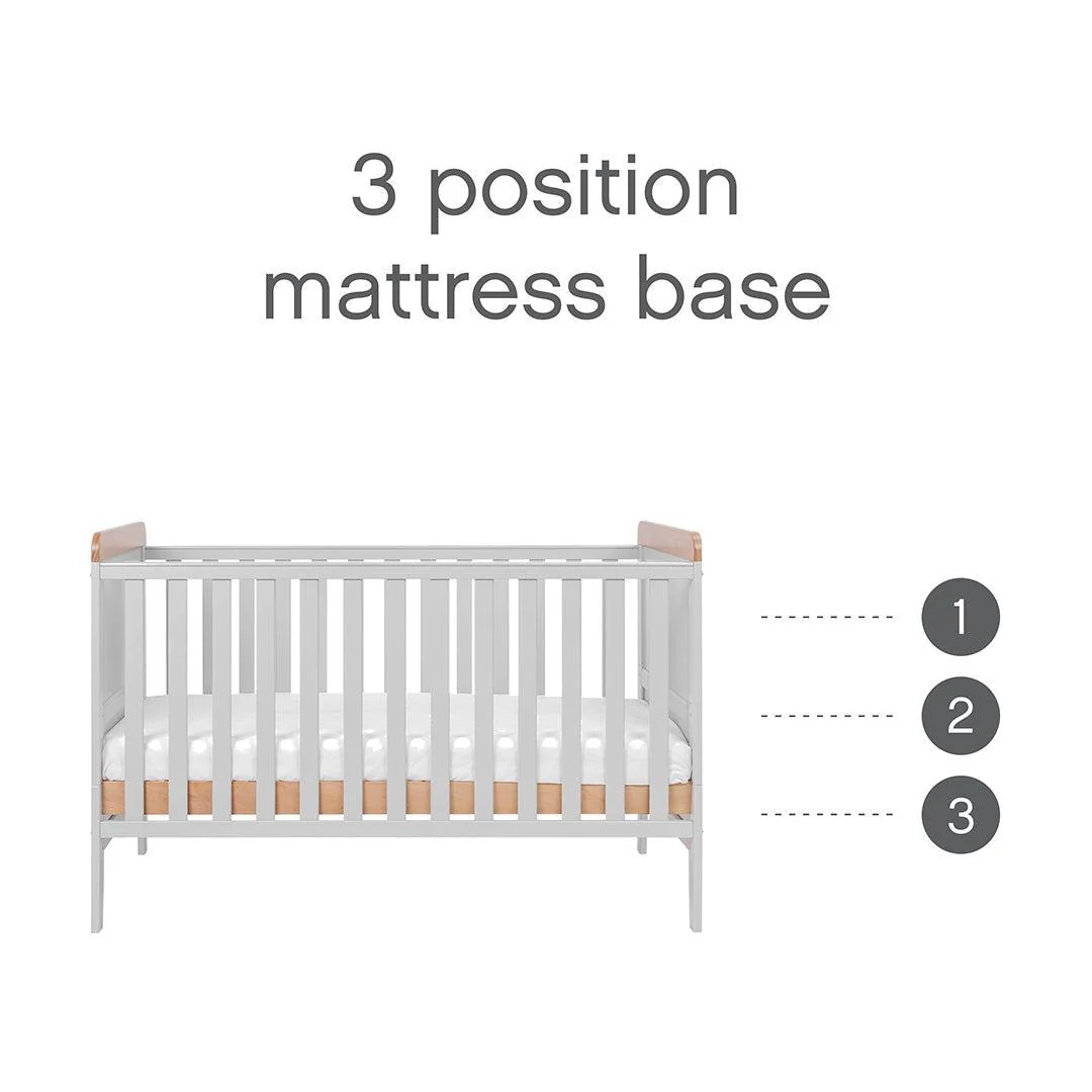 Tutti Bambini Rio 2pc Room Set - Dove Grey/Honey Oak - Image 7
