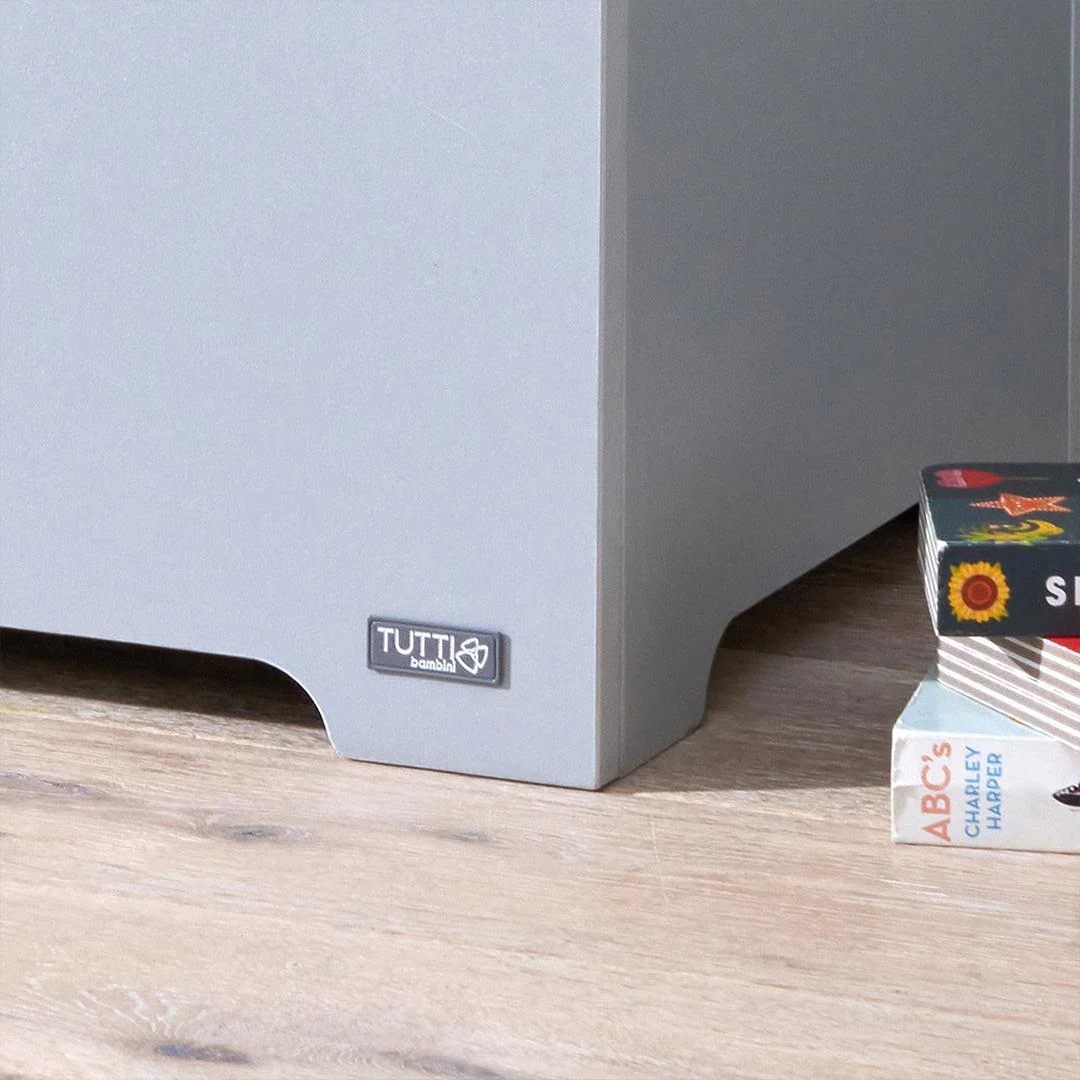 Tutti Bambini Rio Toy Box - Dove Grey/Honey Oak - Image 5