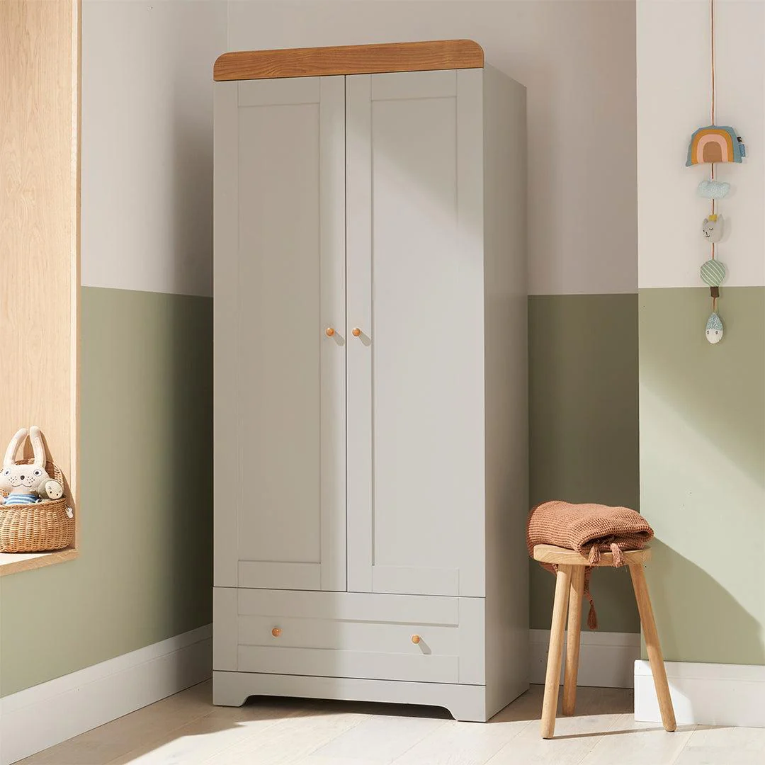 Tutti Bambini Rio 3pc Room Set - Dove Grey/Honey Oak - Image 10