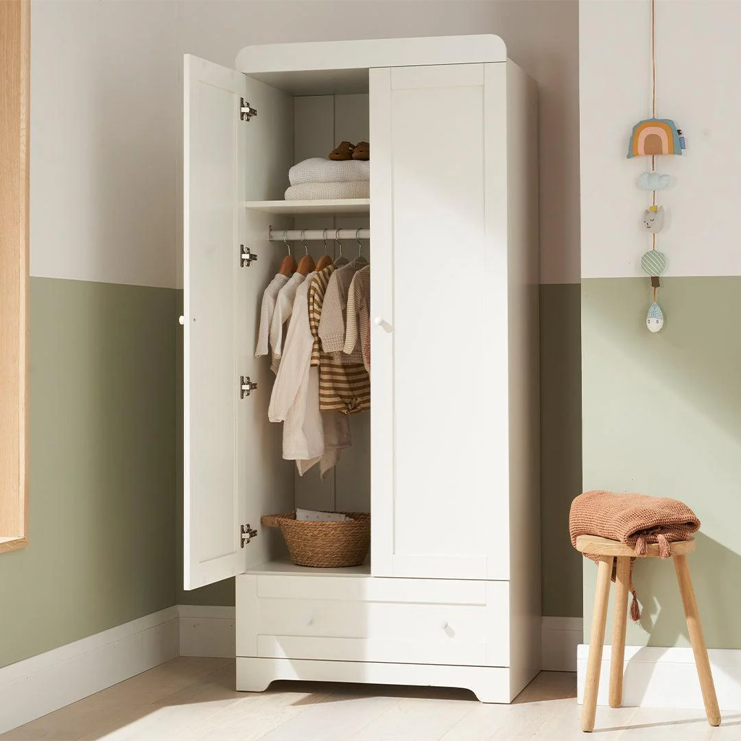 Tutti Bambini Rio Wardrobe - White - Image 3