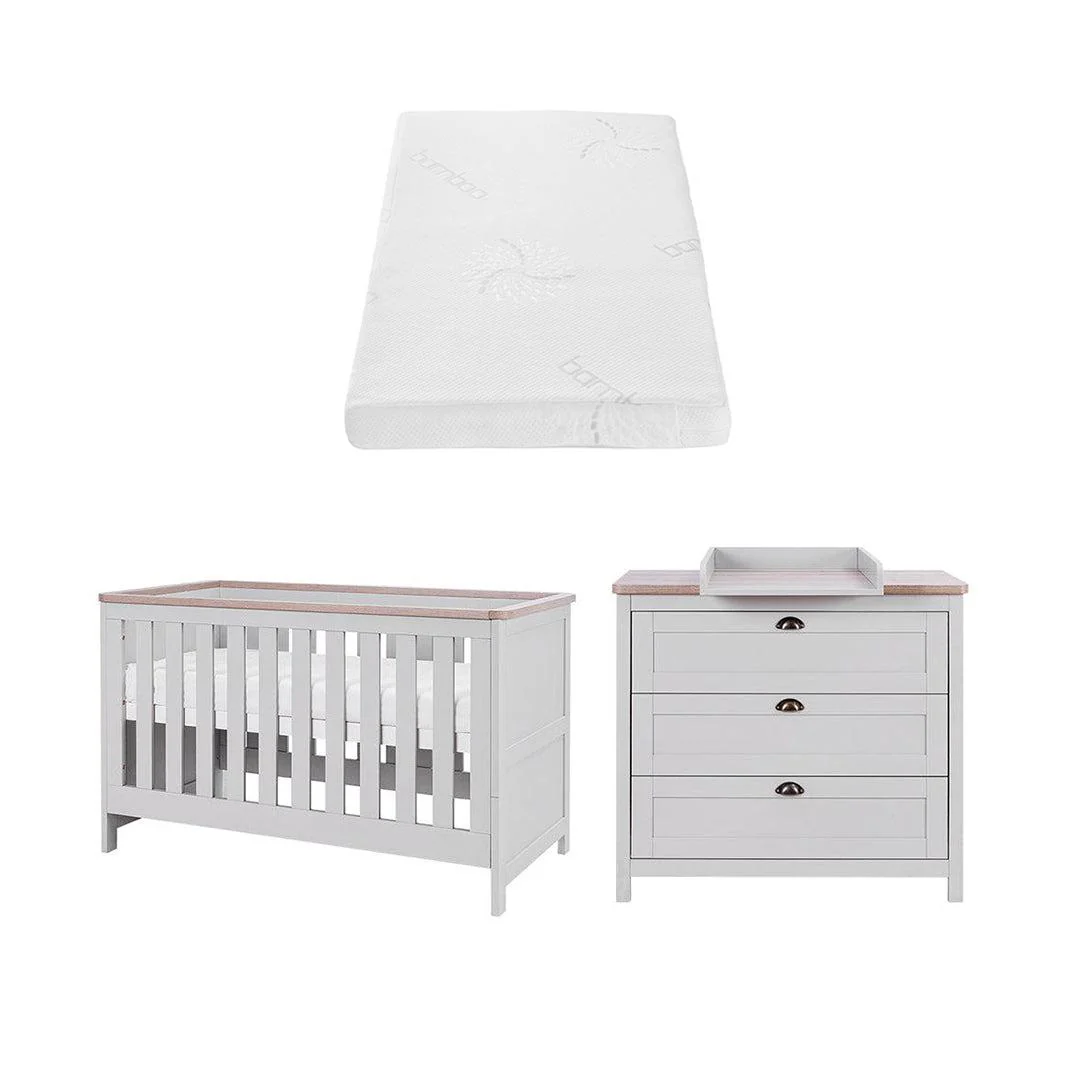Tutti Bambini Verona 2 Piece Room Set - Dove Grey/Oak - Image 11