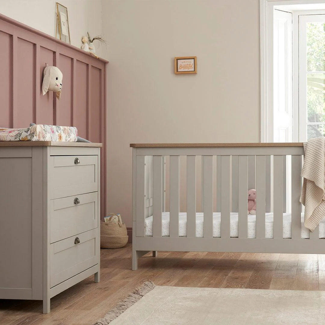 Tutti Bambini Verona 2 Piece Room Set - Dove Grey/Oak - Image 2