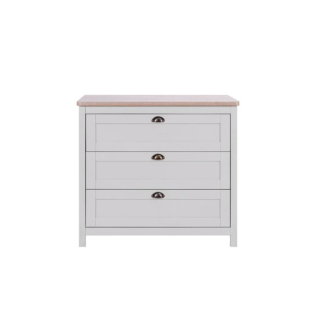 Tutti Bambini Verona 3 Piece Room Set - Dove Grey/Oak - Image 11