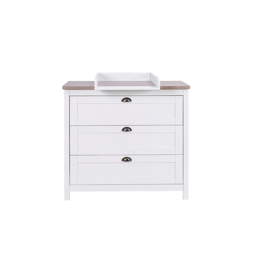 Tutti Bambini Verona 3 Piece Room Set - White/Oak - Image 11