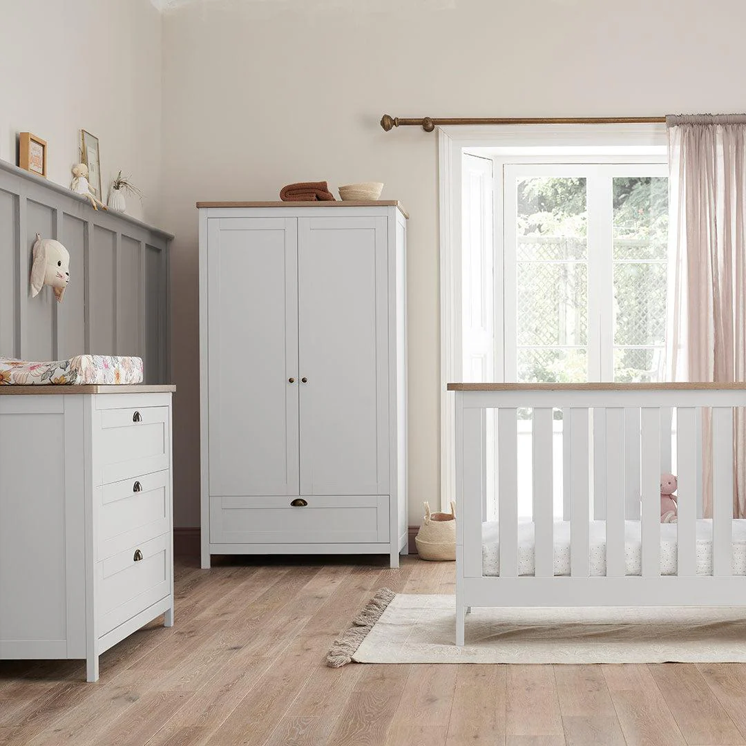 Tutti Bambini Verona 3 Piece Room Set - White/Oak - Image 2