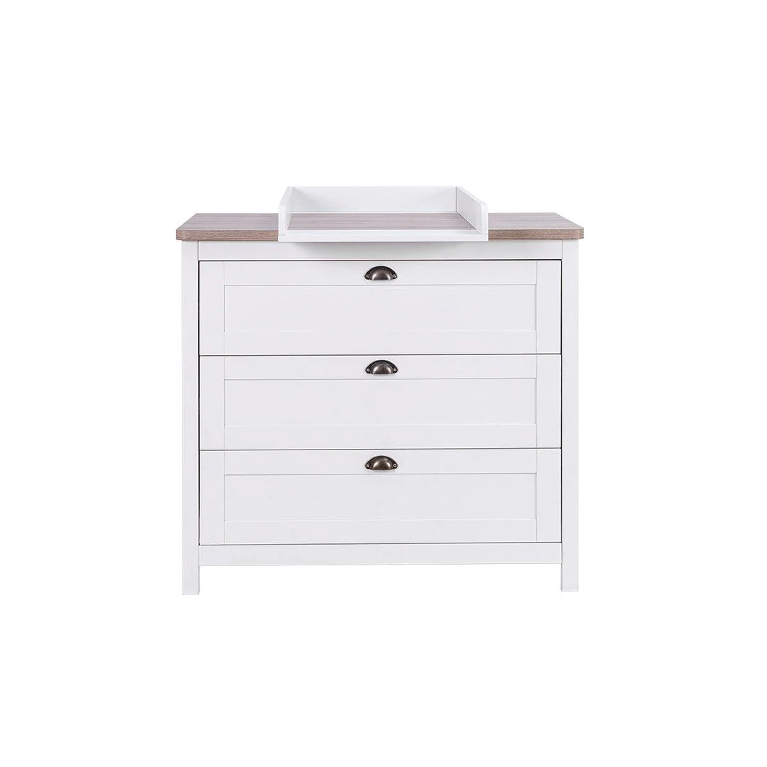 Tutti Bambini Verona Chest Changer - White/Oak