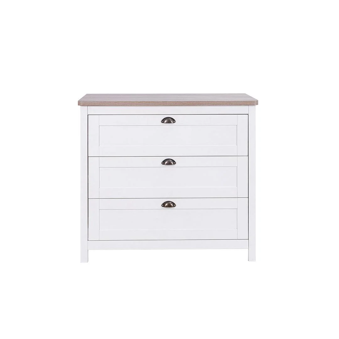 Tutti Bambini Verona Chest Changer - White/Oak - Image 3