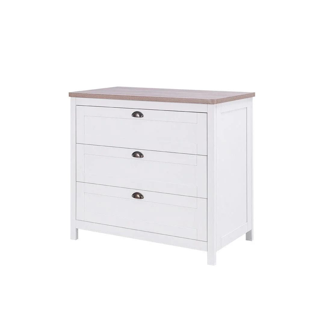 Tutti Bambini Verona Chest Changer - White/Oak - Image 4
