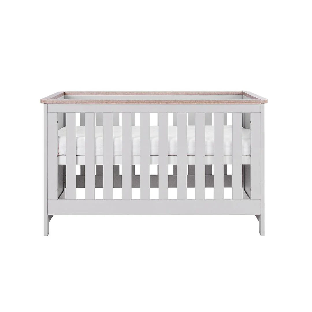 Tutti Bambini Verona Cot Bed - Dove Grey/Oak - Image 5