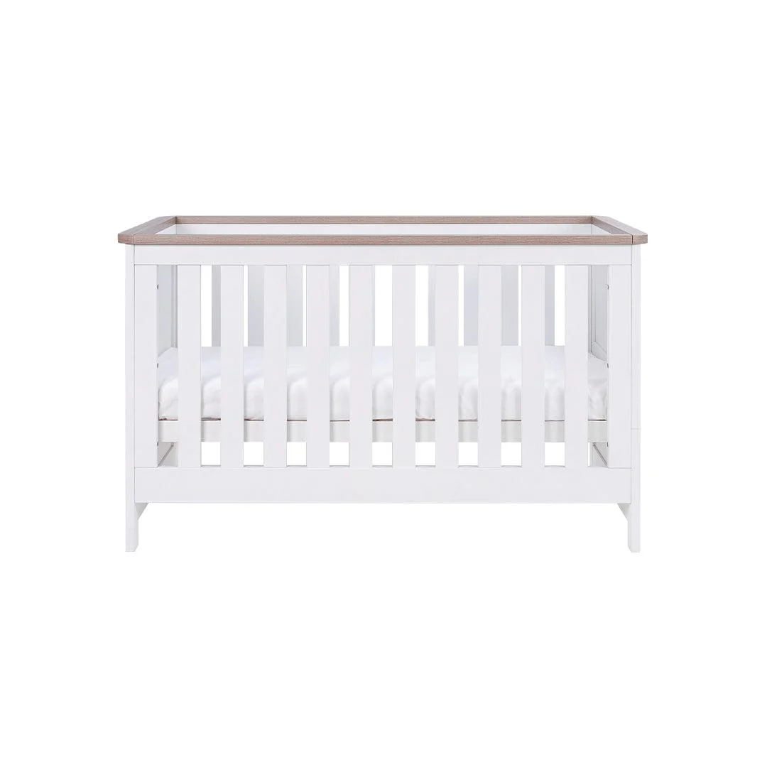 Tutti Bambini Verona Cot Bed - White/Oak - Image 5