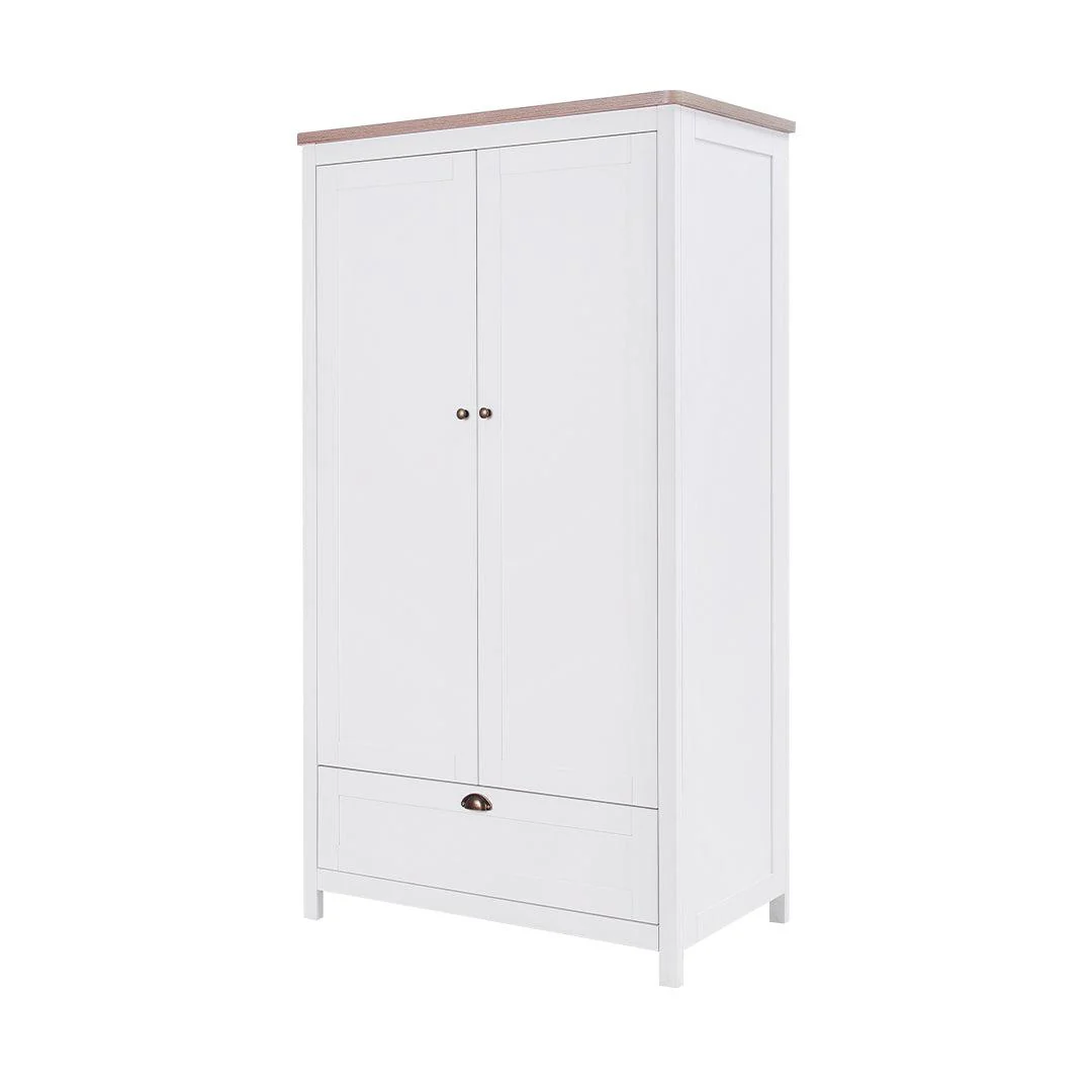 Tutti Bambini Verona Wardrobe - White/Oak - Image 6