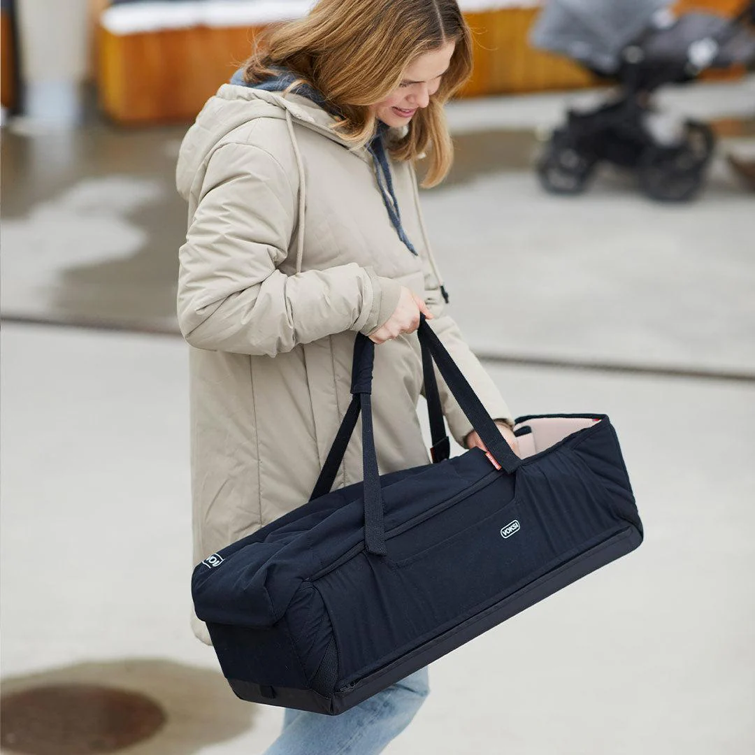 Voksi Carry Me Travel Carrycot - Meadow Green - Image 5