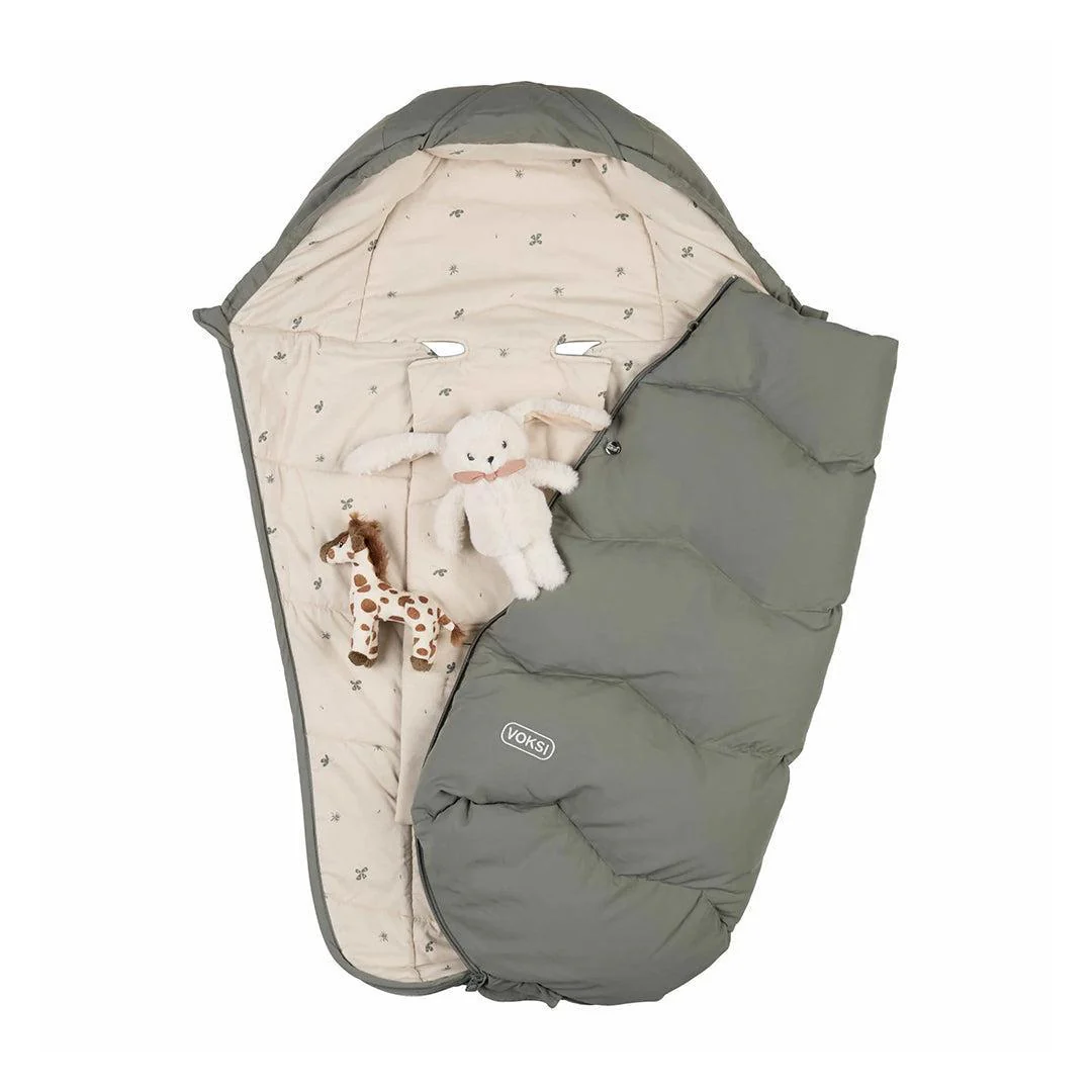 Voksi Explorer Footmuff - Meadow Green - Image 5