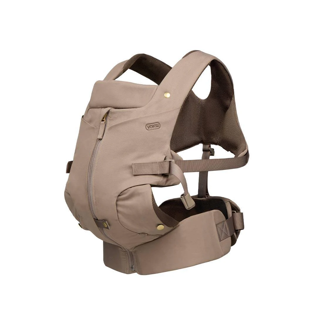 Voksi Huddle Zip On Baby Carrier - Clay
