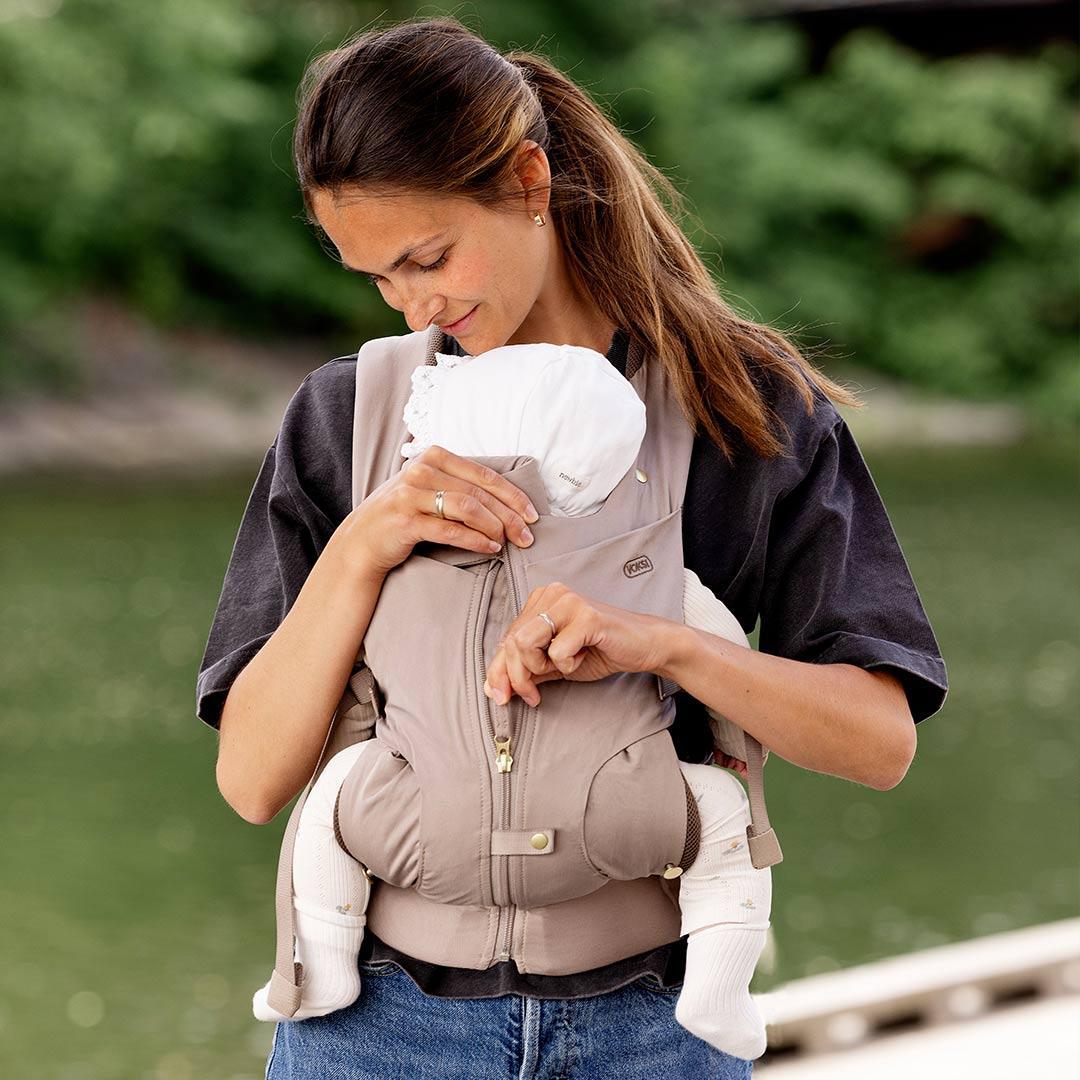 Voksi Huddle Zip On Baby Carrier - Clay - Image 8