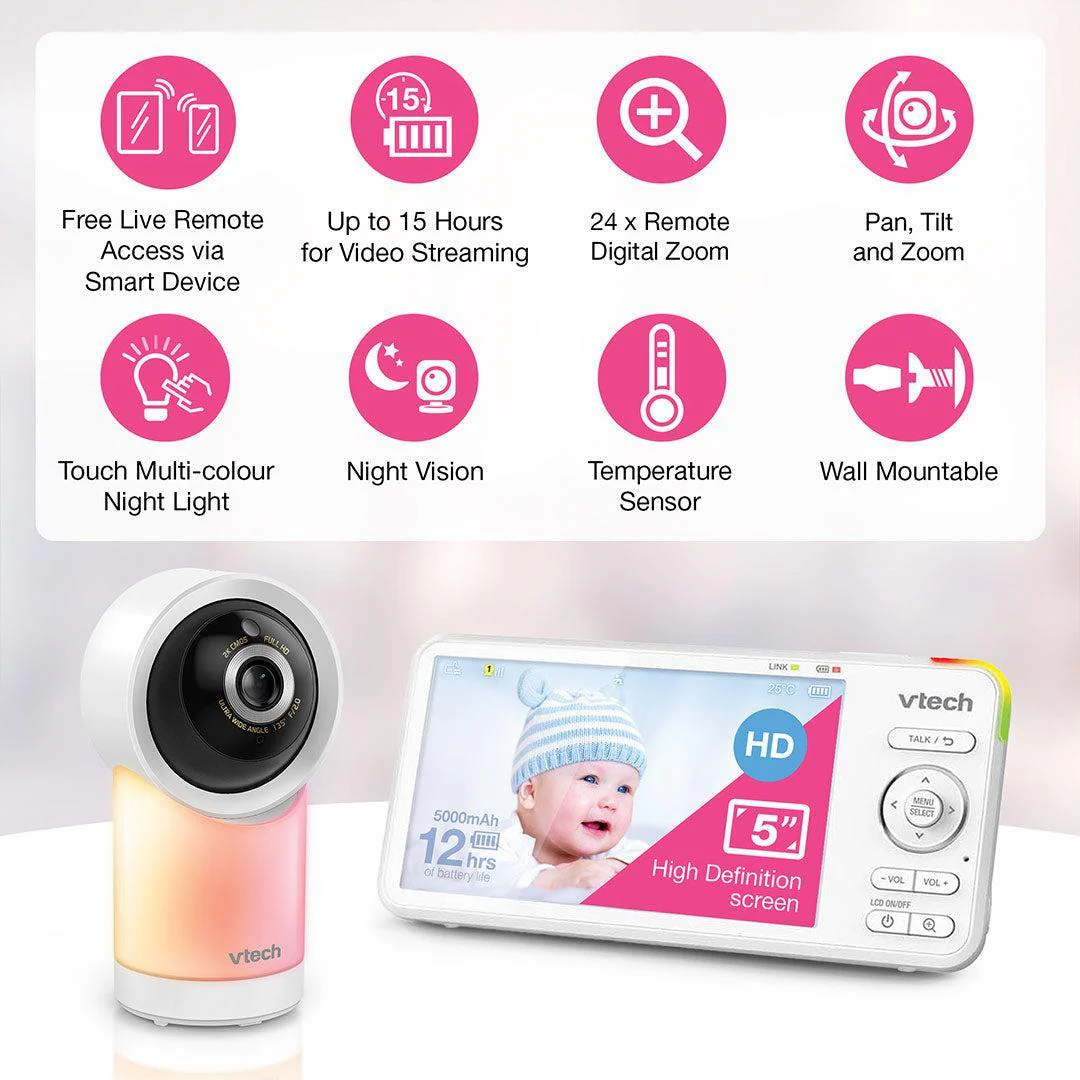 Vtech RM5766 HD 5in Wifi Monitor - Image 9