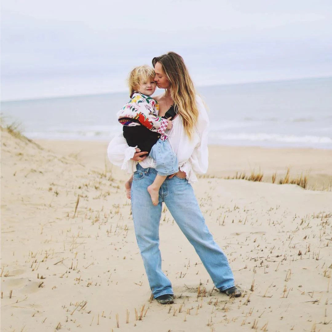 Wildride Linen Toddler Carrier - Black - Image 2