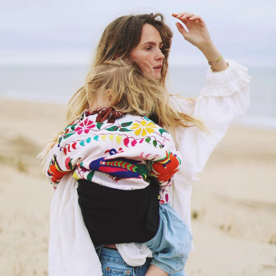 Wildride Linen Toddler Carrier - Black - Image 3
